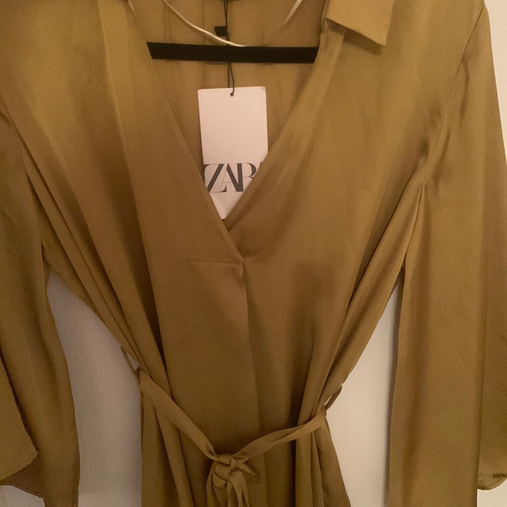 ZARA Beautiful Satin Blouse